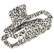 Hair claw black and white mosaic
