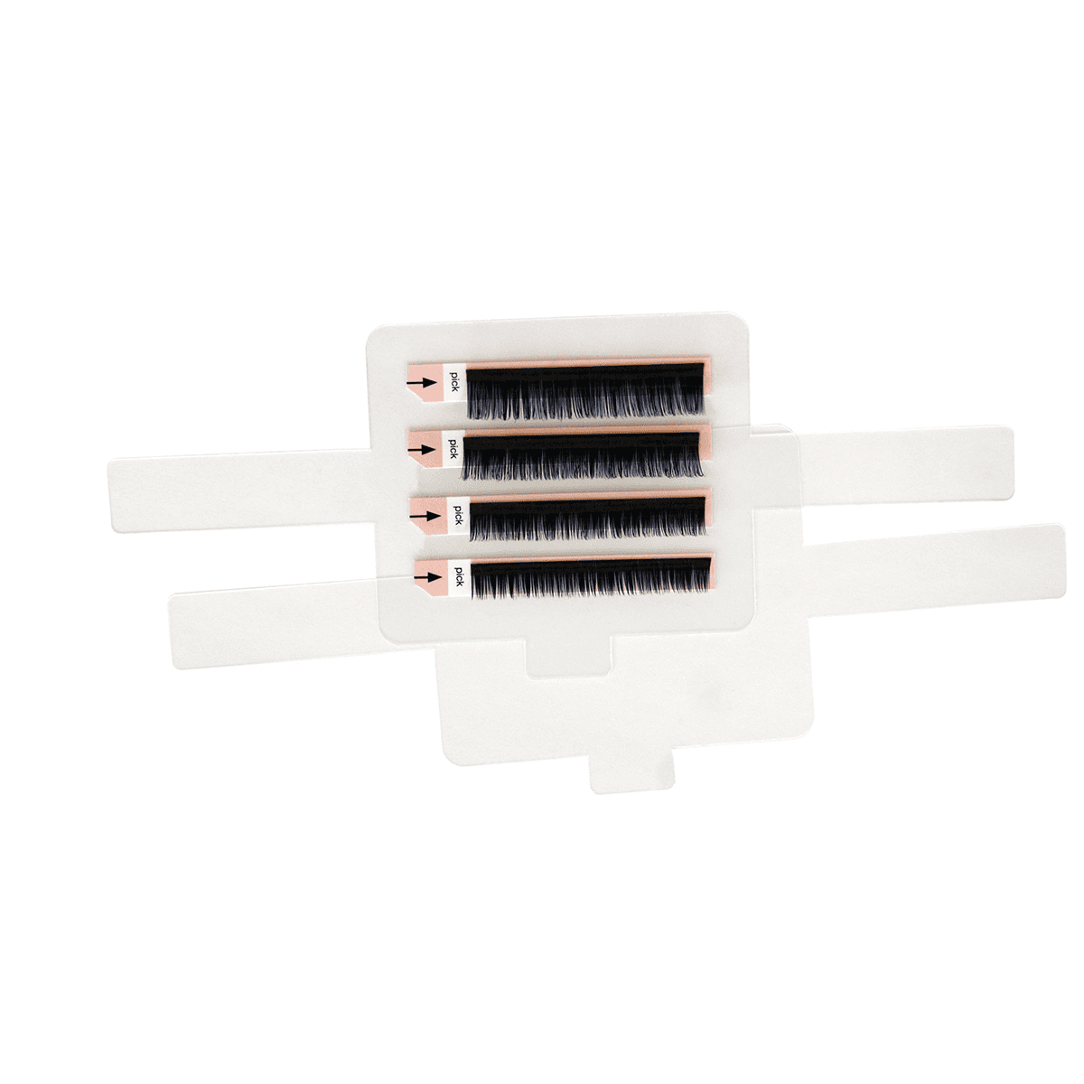 Plastikkarten für Wimpernstirnband 10 Stk.