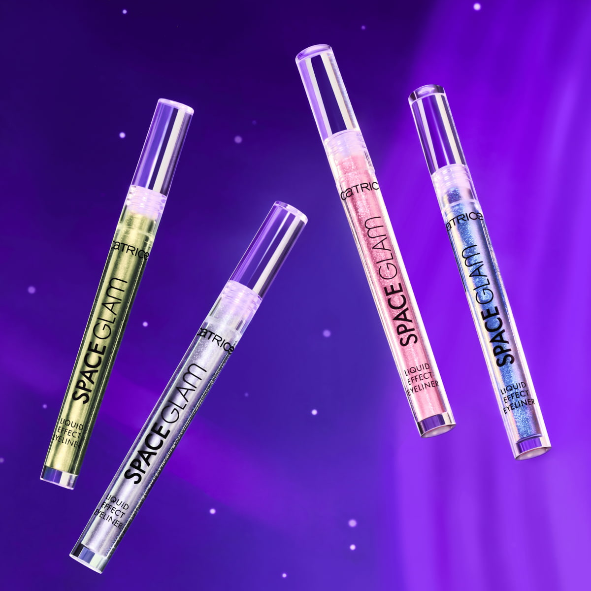 Space Glam Liquid Effect Eyeliner - 010 Moonstone Metallic