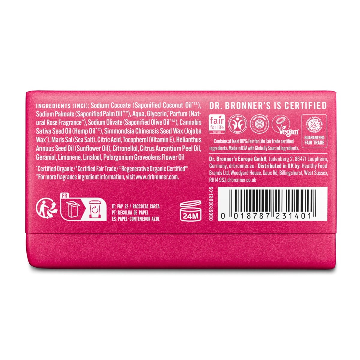 Bar Soap - Rose