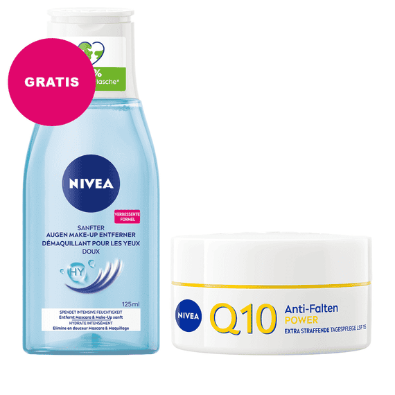 2 für 1: Q10 und gratis Make-Up Entferner