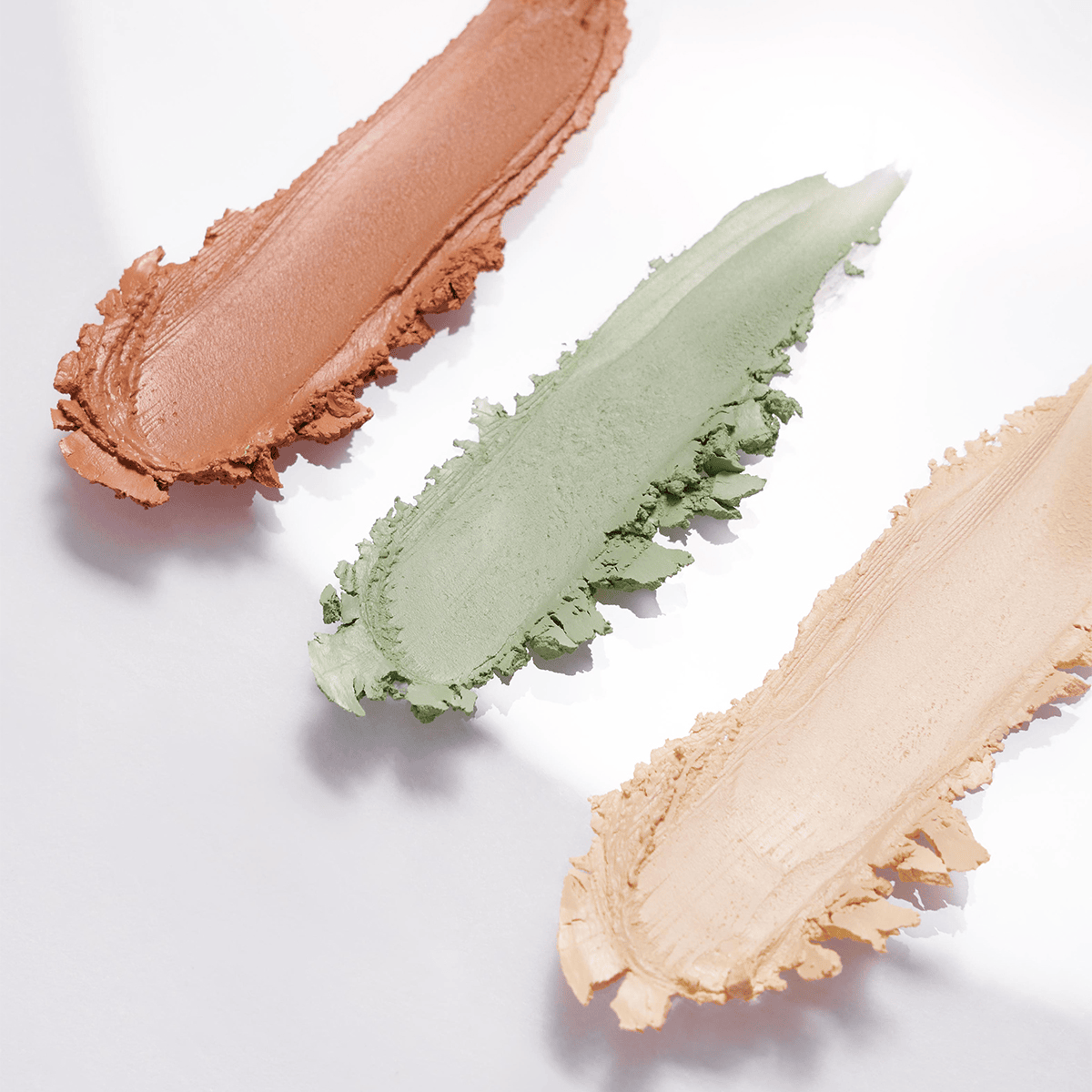 Concealer (yellow, green, beige)