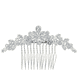 Fiori Con Strass Su Pettinino Per Capelli