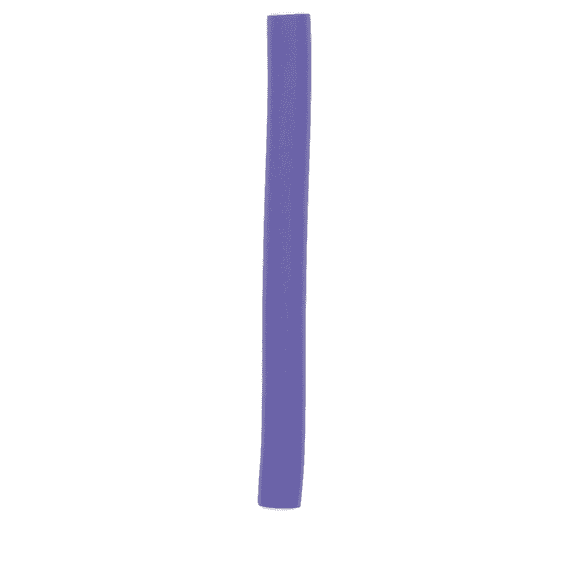 Bigoudi Parabole violet 16 mm, 10 Pcs.