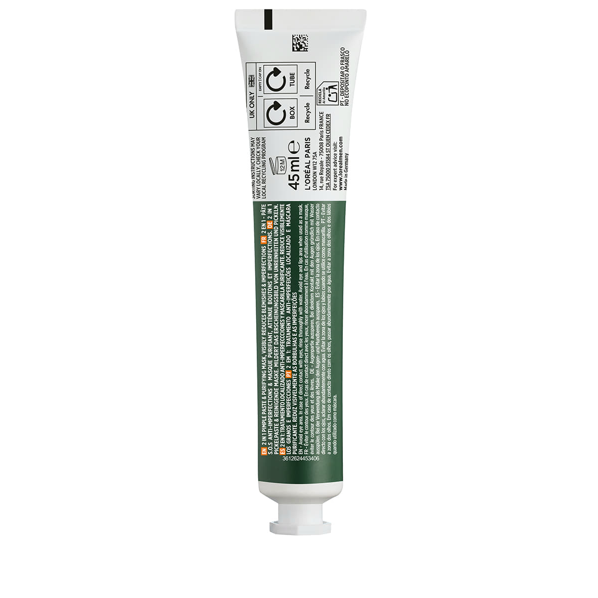 Derma Control S.O.S. Pasta anti brufoli 2in1