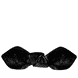 Leather Bow Big On Clip Black