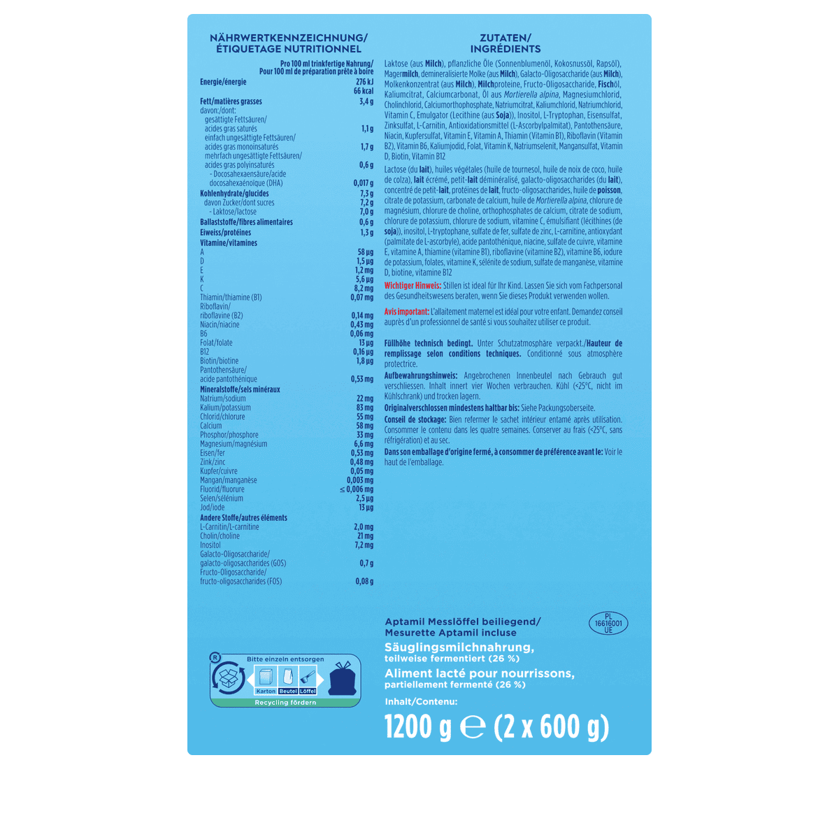 Infant Milk Formula Maxi Format