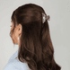 Hair Clips - Beige, Brown