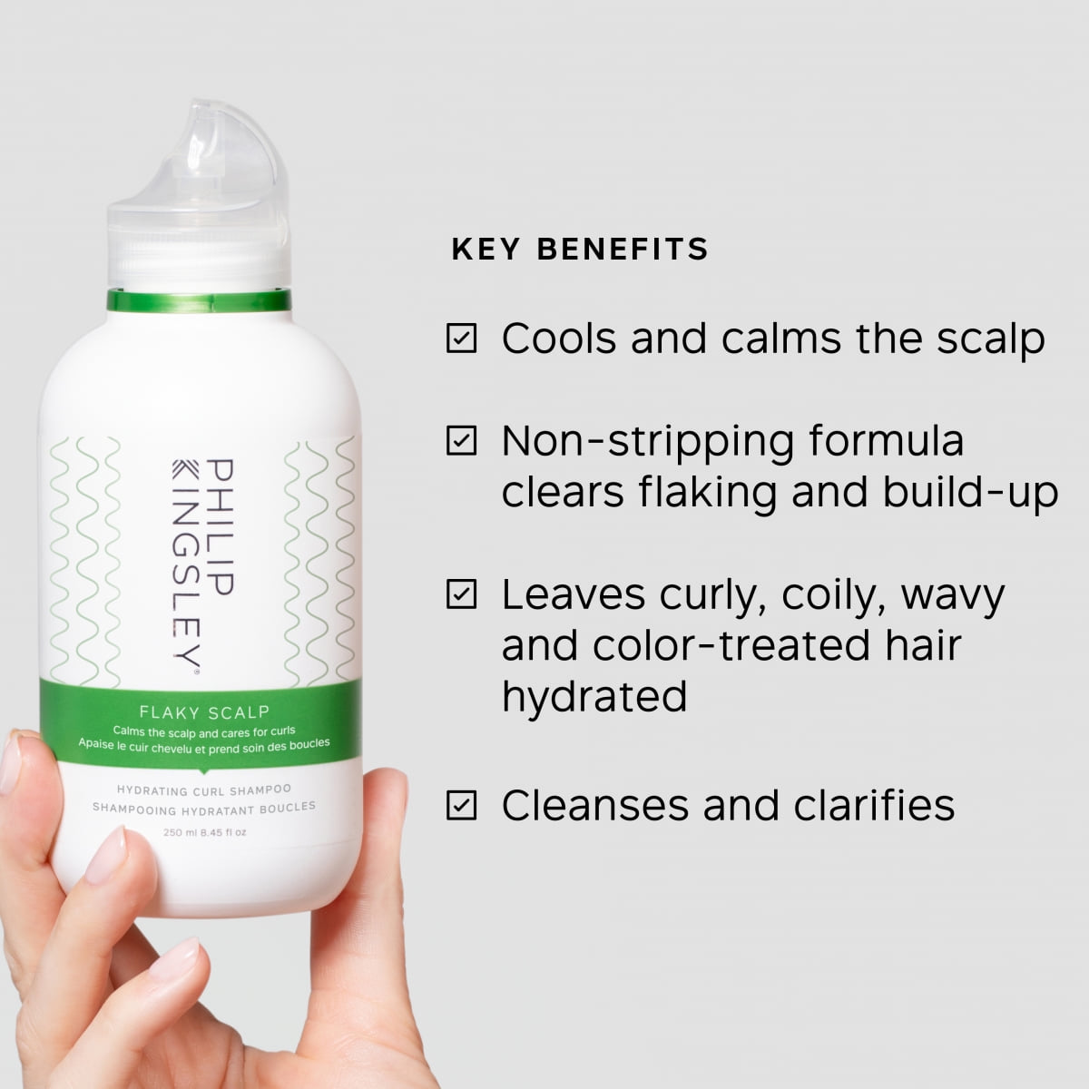 Flaky Itchy Scalp Hydrating Curl Anti-Dandruff Shampoo