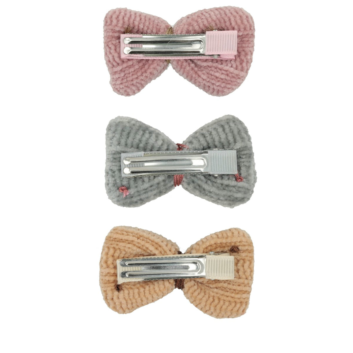 3-Piece Bow Beak Clip Set