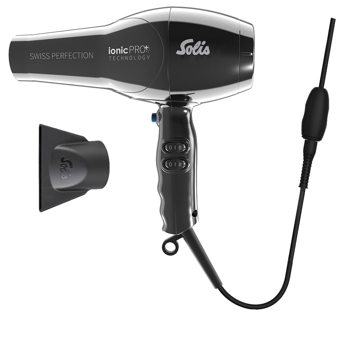 Swiss Perfection 360° ionicPro Nero Tipo 440 - Lunghezza Cavo 3 m