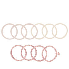 Yoga Hair Tie - Pink & Yellow