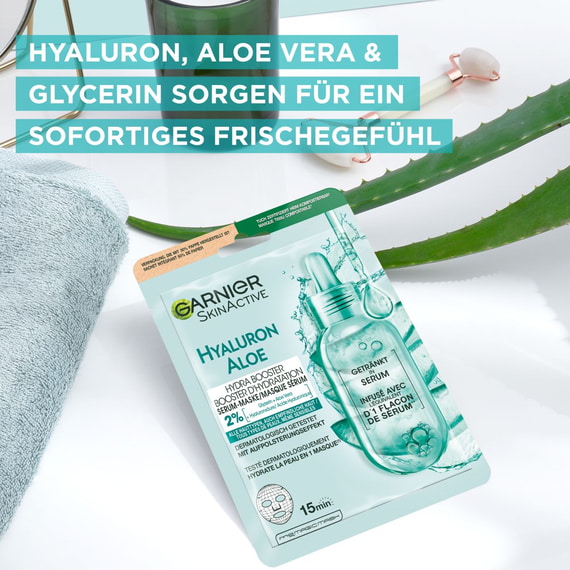 Hydra Bomb Tuchmaske Aloe Vera für feuchtigkeitsbedürftige Haut