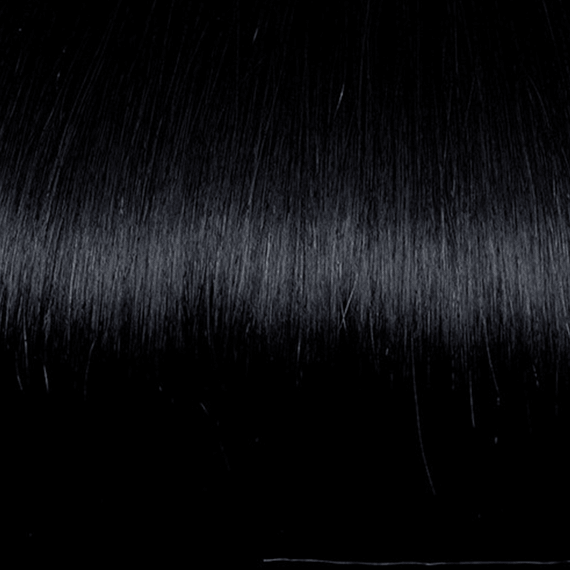 Full Head Extensions 50/55 cm - 1B, Black