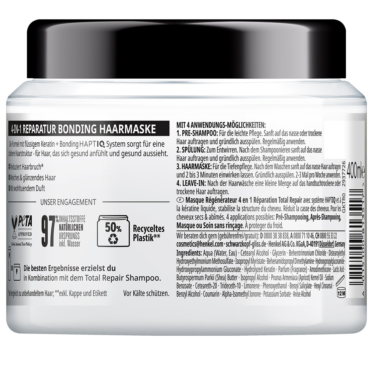 4-in-1 Bonding Hair Mask Total Repair