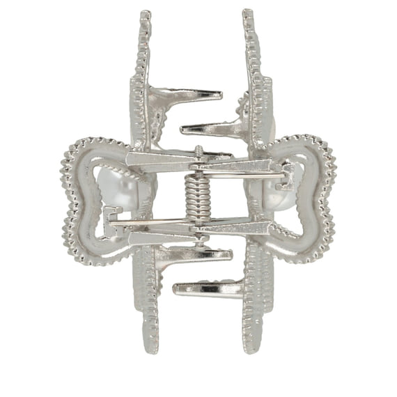 Flower Clip - Silver
