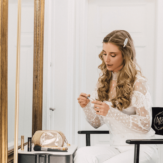 Make-Up Clip rosa, 3 Stk.