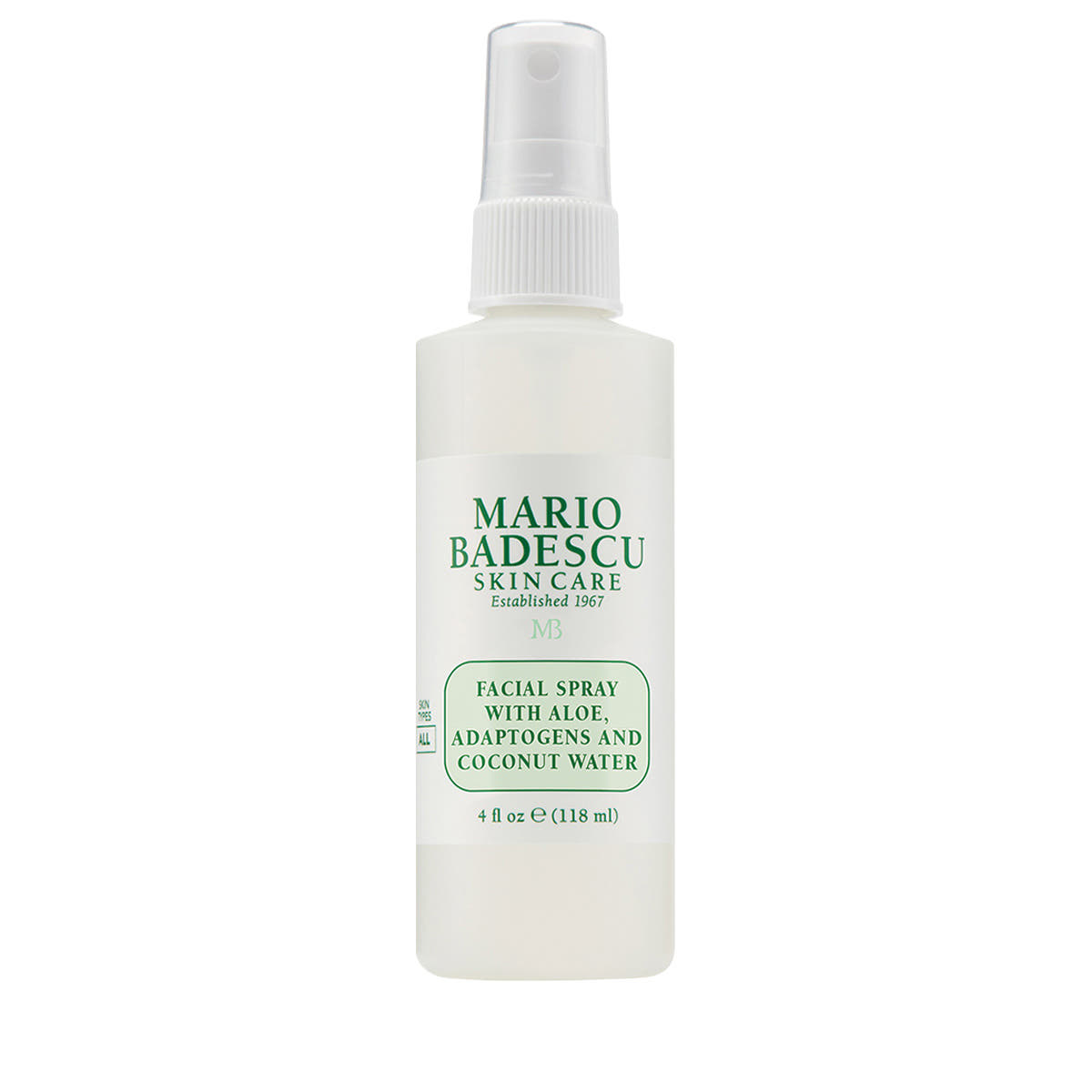 Facial Spray with Aloe, Adaptogens & Coconut Water