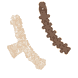 Clip Set - Ivory, Brown