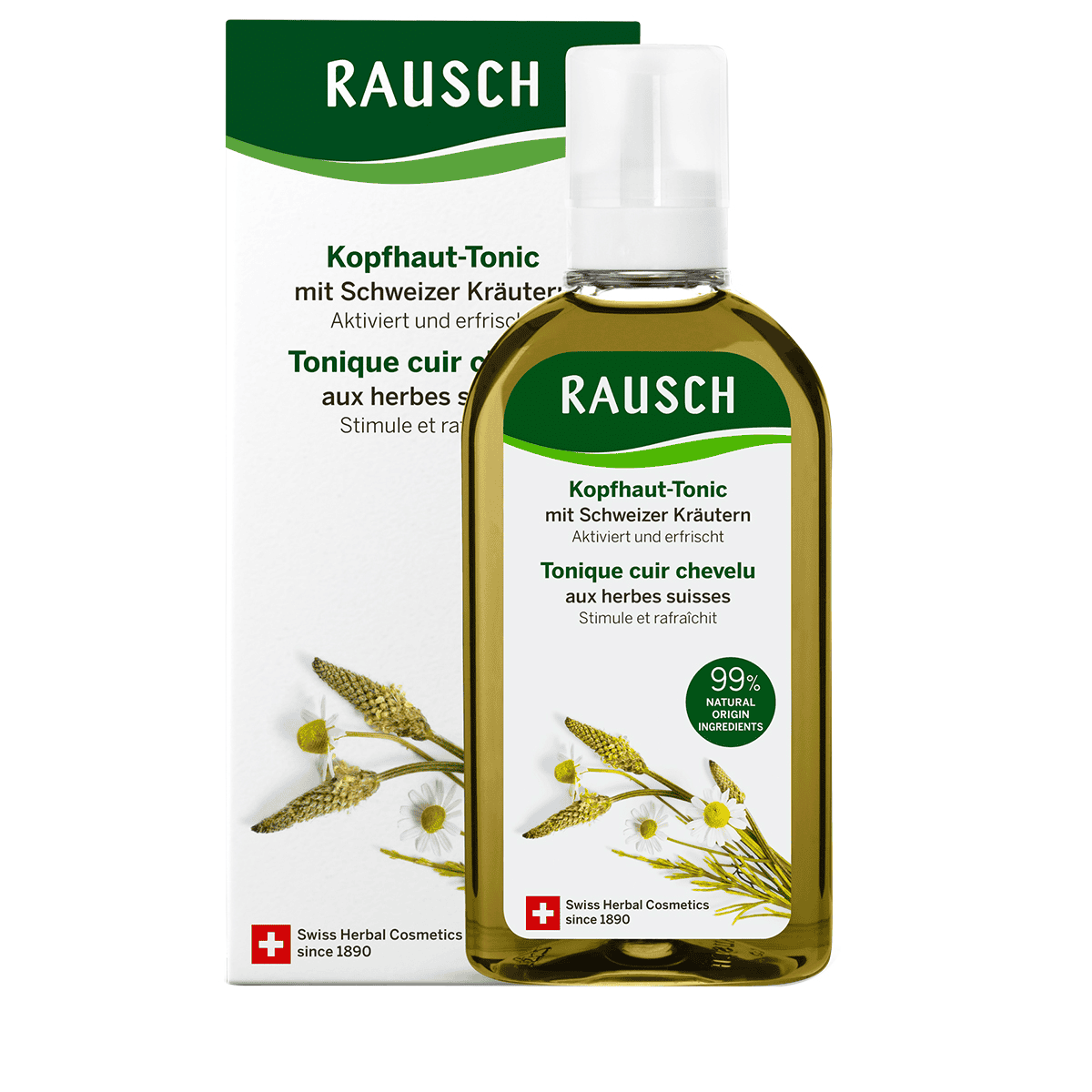 Kopfhaut-Tonic mit Schweizer Kräutern