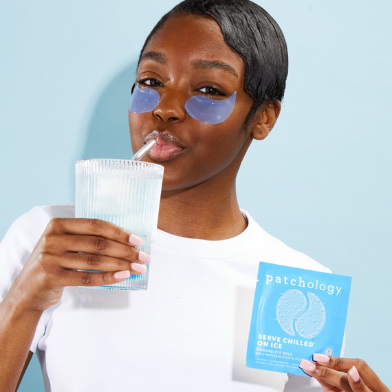 Serve Chilled On Ice  Firming Eye Gels - 1 Pad