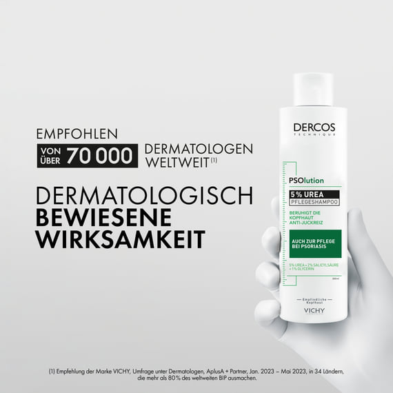 Beruhigendes Pflegeshampoo gegen trockene juckende Kopfhaut