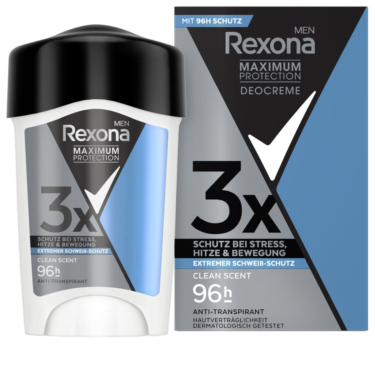 Men MaxPro Anti-Transpirant Deocreme Clean Scent