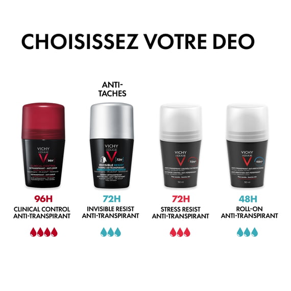 Déodorant Roll-On Anti-taches 72h