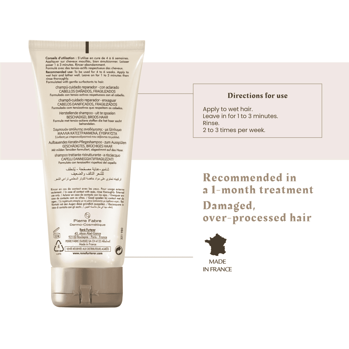 Restructuring Keratin Shampoo for Damaged, Brittle Hair