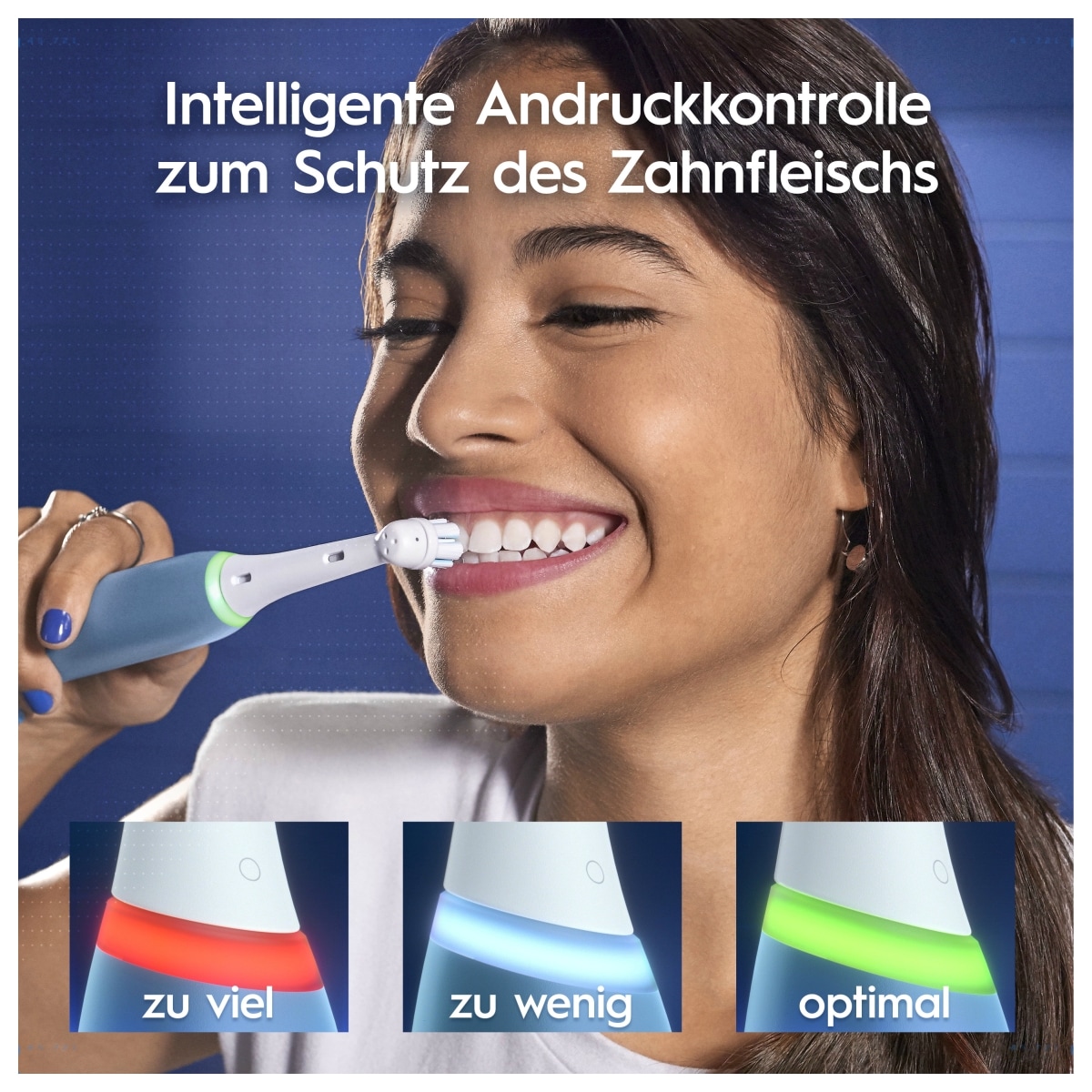 Elektrische Zahnbürste Teens mit Reiseetui - Ocean Blue
