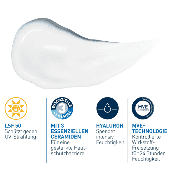 Feuchtigkeitsspendende Gesichtscreme LSF50