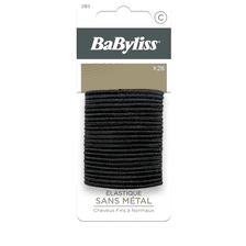 Hair tie 2mm black *28