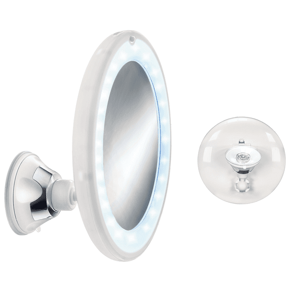 LED-specchio da parete 10 volte Sandra