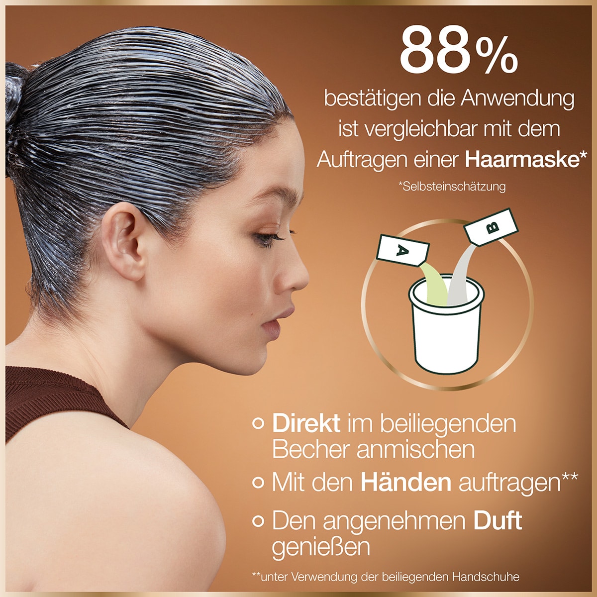 Dauerhafte Haarfarbe