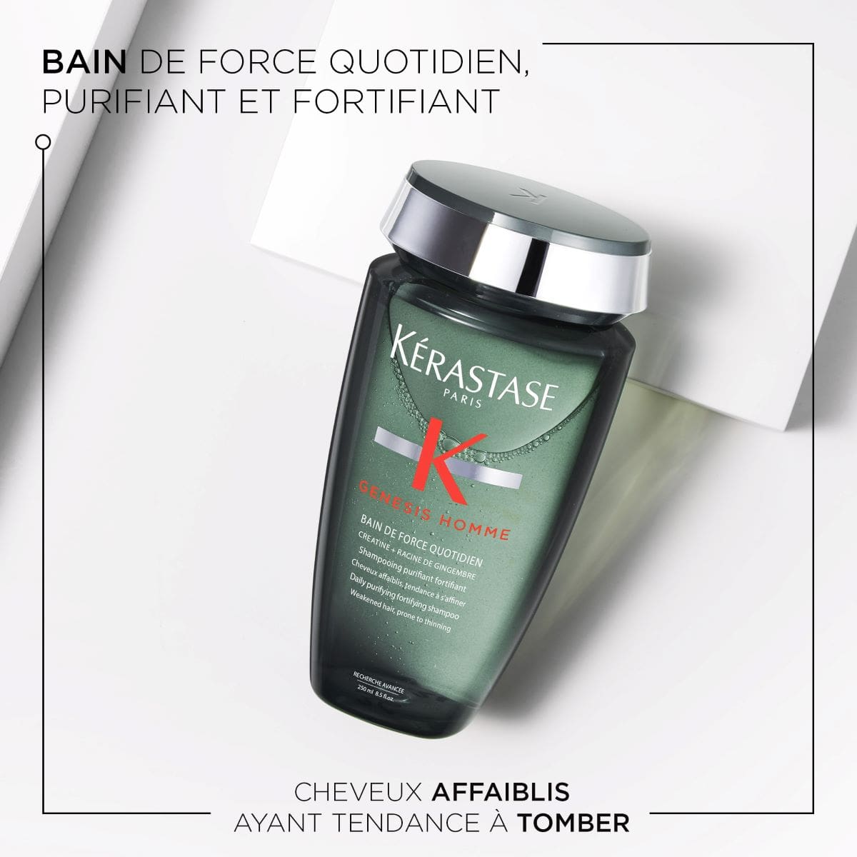 Bain Force shampooing fortifiant pour cheveux affaiblis
