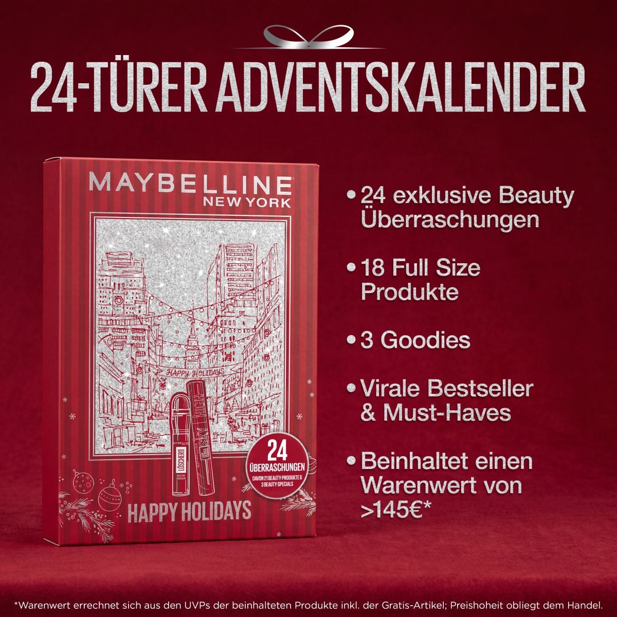 Maybelline Adventskalender 2026