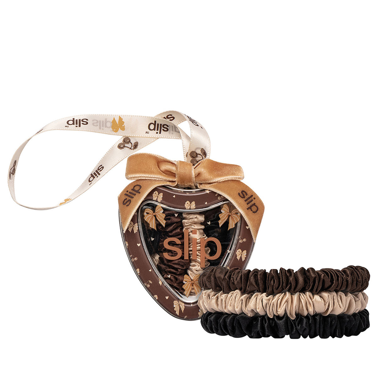 Skinny Scrunchie Trio Ornament - Betty