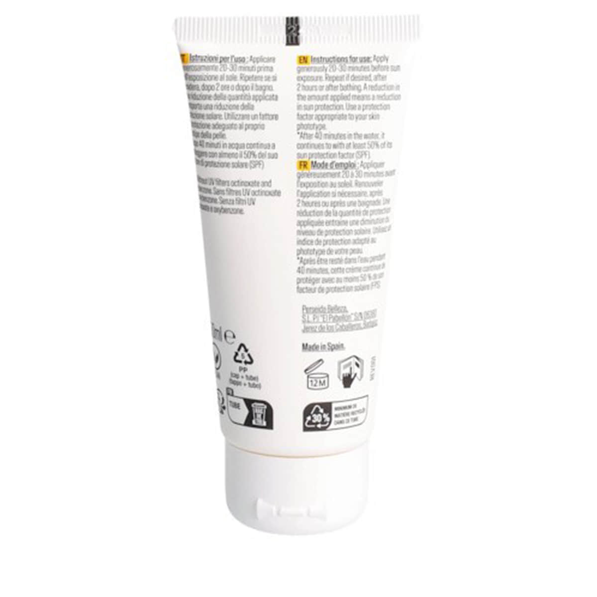 Crème Solaire Hydratante Pour Le Visage SPF50+