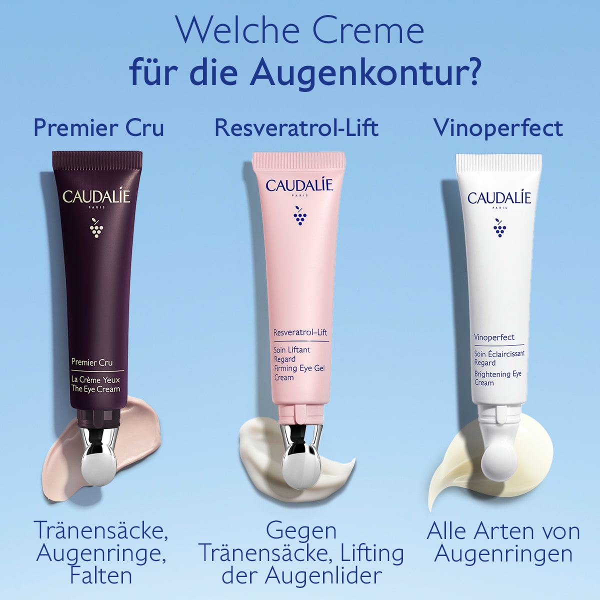 Aufhellende Augenpflege