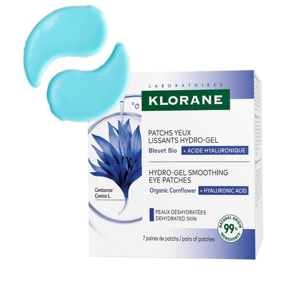 Smoothing Hydro-Gel Eye Patches with Organic Cornflower