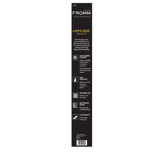 Limitless 9,25" Pettine a Coda di Topo in Carbonio