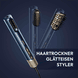 Warmluftbürste Air Wand Blau/Gold AS6550CHE
