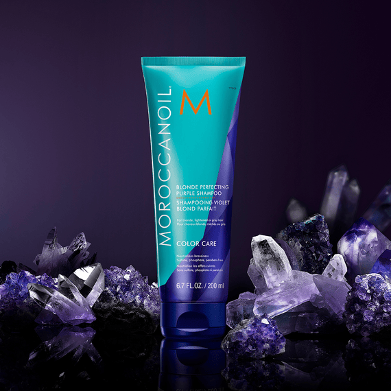 Blonde purple shampoo