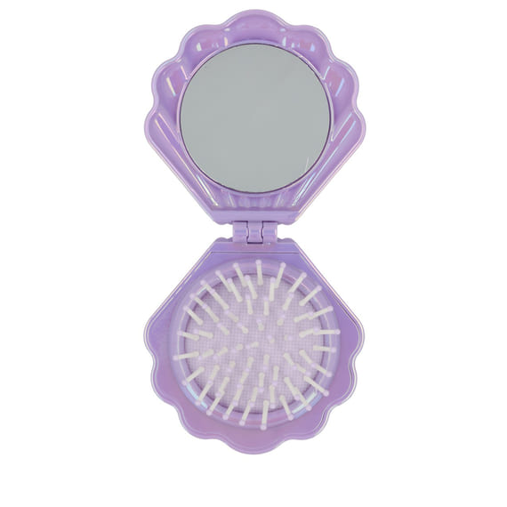 Shell Hairbrush Set - Purple