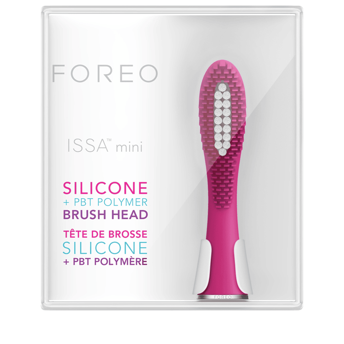 ISSA mini Hybrid Brush Head Wild Strawberry