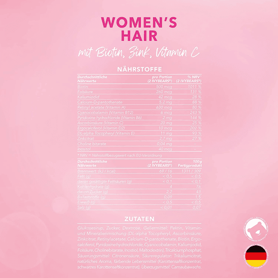 Hair vitamins for women