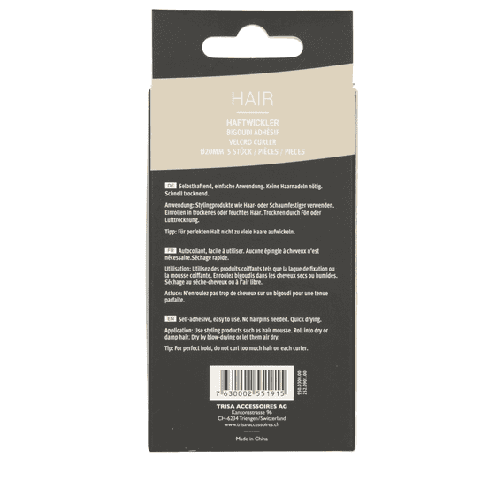 Velcro Curler mint 20 mm, 5 Pcs.