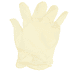 Gants d'examen en latex M sans poudre, 100 pcs.