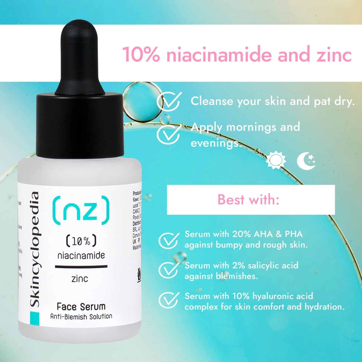Face Serum 10% Niacinamide + 1% Zinc