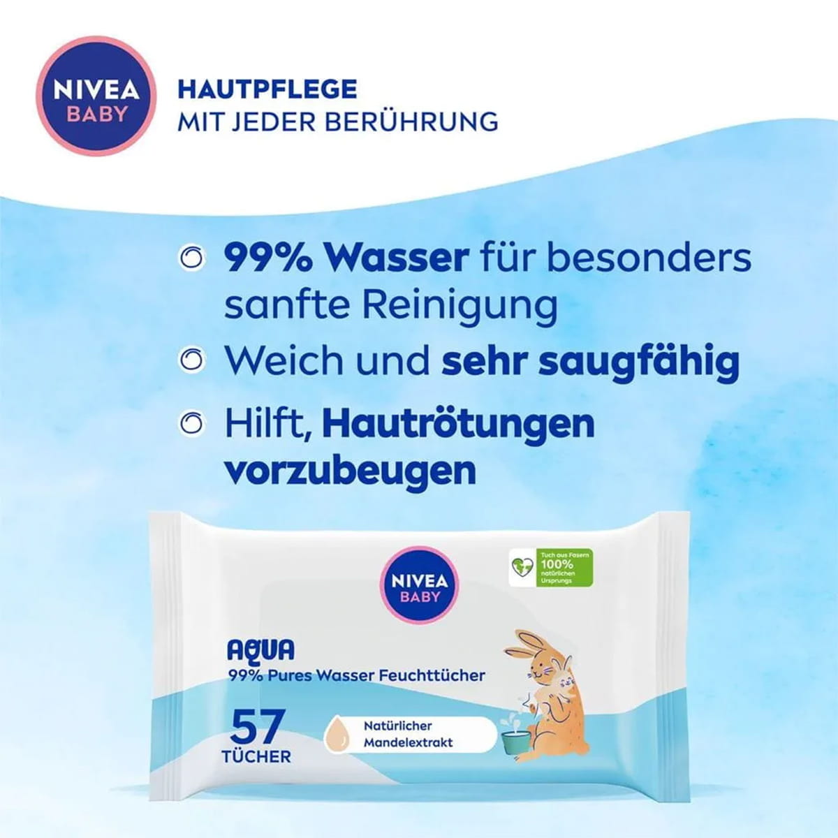 Aqua Moisturising Wipes